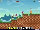 Играть во flash игру Super Penguin Infinite Run 2D Игра Супер пингвин 2Д онлайн