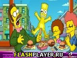 Играть во flash игру Hidden Alphabets - Simpson Игра Симпсоны – Спрятанный алфавит онлайн
