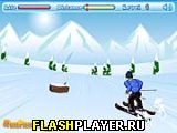 Играть во flash игру Skiing dash Игра Лыжный рывок онлайн