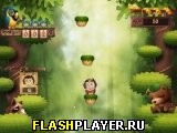 Играть во flash игру Monkey Jump Игра Обезьянка попрыгун онлайн