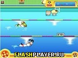 Играть во flash игру Swim Challenge Игра Плавание наперегонки онлайн