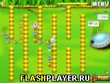 Играть во flash игру Aliens in the Garden Игра Пришельцы в саду онлайн
