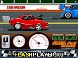 Играть во flash игру Santa Pod Racer Игра Гонщик Санта онлайн