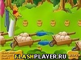 Играть во flash игру Pooh's Honey Chase Игра Пух: Медовая погоня онлайн