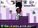 Играть во flash игру Ninja Hamsters vs Robots Игра Ниндзя-хомяки против роботов онлайн