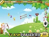 Играть во flash игру Little Angel Archery Contest Игра Маленький ангел-лучник онлайн