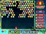 Играть во flash игру Bubble Hit Christmas Игра Рождественская стрельба по шарам онлайн