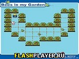 Играть во flash игру Bees In My Garden Игра Пчёлы в моём саду онлайн