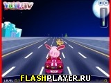 Играть во flash игру Yuju Pink Car Игра Розовая машина Юджу онлайн