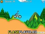 Играть во flash игру Dinosaur Bike Stunt Игра Динозавр и трюки на байке онлайн