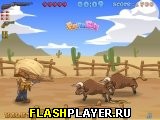 Играть во flash игру Crazy CowBoy Игра Сумасшедший ковбой онлайн