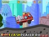 Играть во flash игру FireMan Sam's Fire Truck Игра Пожарник Сэм и его пожарная машина онлайн