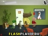 Играть во flash игру Animal Office Игра Офис животных онлайн