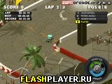 Играть во flash игру Dirt Showdown - Slam and Sprint Challenge Игра Грязь – Слэм и спринт онлайн