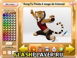 Играть во flash игру Kung Fu Panda 2 Juego de Colorear Игра Кун-фу панда 2: Раскраска онлайн
