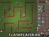 Играть во flash игру Zombie TD: Uprise Игра Зомби защита: Восход онлайн