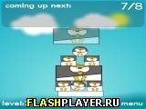 Играть во flash игру Penguin Stack Игра Пингвинья башня онлайн