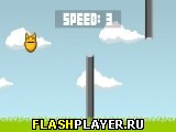 Играть во flash игру Bouncy Cat Игра Скачущий кот онлайн