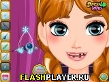 Играть во flash игру Frozen Anna – Dentist Игра Анна у дантиста онлайн