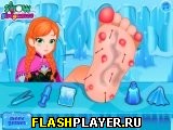 Игра Анна лечит ступни онлайн