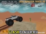 Играть во flash игру Monster Truck 3D Игра Джип монстр 3Д онлайн