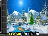 Играть во flash игру Santa Escape 2014 Игра Помогите Санте 2014 онлайн