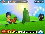 Играть во flash игру Dash N Dog - Wicked Woods Игра Даш и собака – Злые леса онлайн