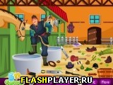 Играть во flash игру Frozen Kristoff Stable Cleaning Игра Замороженный Кристофф – стабильная очистка онлайн