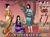 Игра Создайте сцену с гейшами онлайн