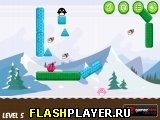 Играть во flash игру Exploding Penguins Игра Взрывающиеся пингвины онлайн