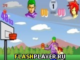 Играть во flash игру Basketball Shootout Игра Баскетбол на выбывание онлайн