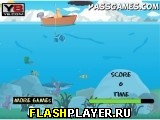 Играть во flash игру Old Man Fishing Игра Старик рыбачит онлайн