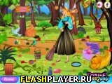 Играть во flash игру Princess Aurora Forest Cleaning Игра Принцесса Аврора убирает лес онлайн