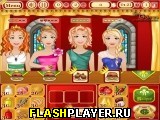 Играть во flash игру Barbie Burger Restaurant Игра Барби бургер ресторан онлайн
