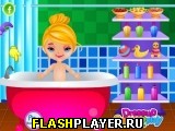 Игра Ребёнок Золушки в ванной онлайн