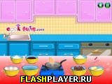 Играть во flash игру Strawberry Summer Cake Игра Летний клубничный торт онлайн