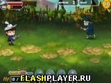Играть во flash игру Prince and Princess Shoot Zombie Игра Принц и принцесса стреляют в зомби онлайн