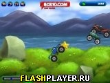 Играть во flash игру Mini Truck Madness Игра Безумие на мини грузовике онлайн