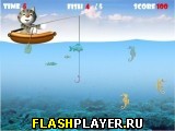 Игра Кот на рыбалке онлайн