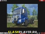 Играть во flash игру MAN Truck Puzzle Игра Грузовик MAN пазл онлайн