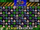 Играть во flash игру Match 3 Motorcycle Игра Три в ряд – мотоцикл онлайн