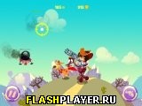 Играть во flash игру Cowboy vs UFOs Игра Ковбой против НЛО онлайн