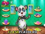 Играть во flash игру Messy Panda Care Игра Забота о грязной Панде онлайн