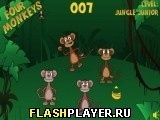 Игра Четыре обезьяны онлайн