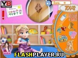 Игра Анна играет с маленькой Эльзой онлайн