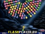 Играть во flash игру Bubble Shooter Rotation Xmas Игра Стрельба по вращающимся новогодним шарам онлайн