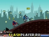 Игра Бэтмен против Супермена – BMX гонка онлайн