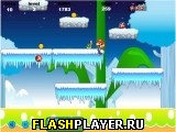 Играть во flash игру Mario Jump Jump 2 Игра Прыжки Марио 2 онлайн
