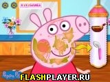Играть во flash игру Peppa Pig Face Care Игра Уход за лицом свинки Пеппы онлайн