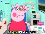 Играть во flash игру Peppa Pig Ambulance Игра Свинка Пеппа в скорой онлайн